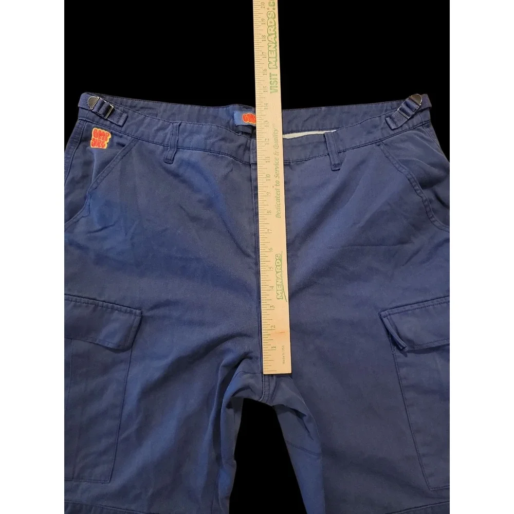 Empyre Relax Cargo Pants Size 36 Navy Missing Buttons